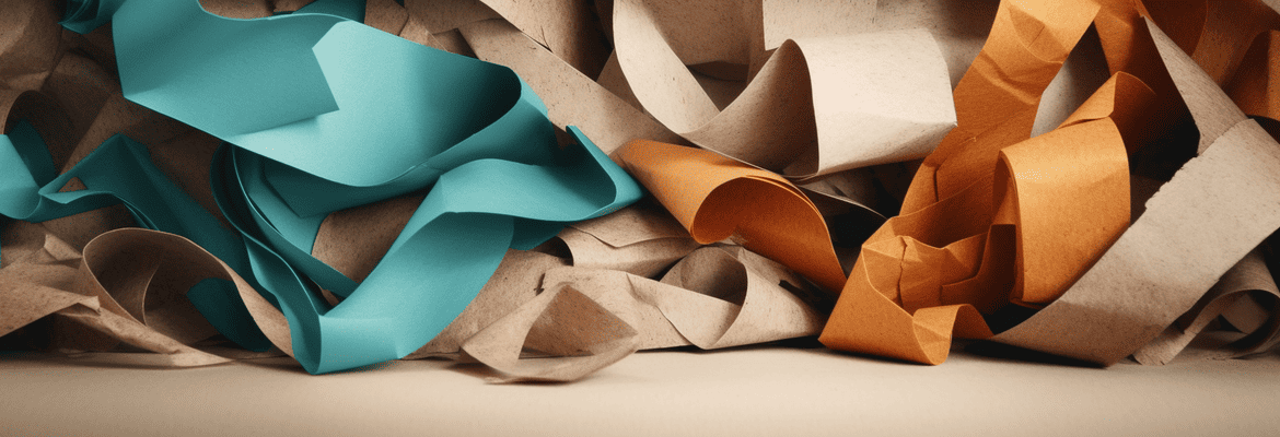 Carta riciclata e carta in fibra vergine