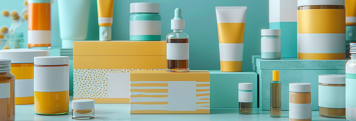 diverse consumer products with labels