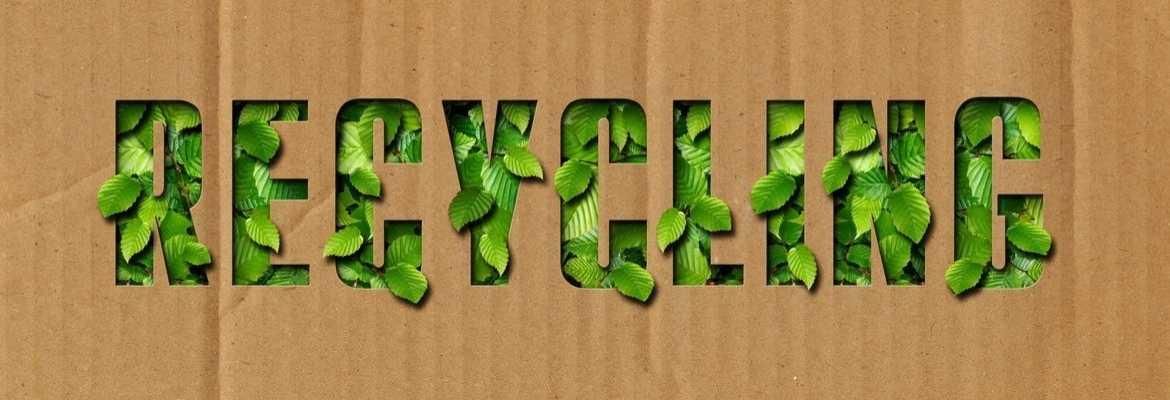 Recycling Schriftzug