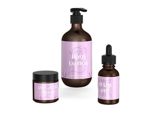 PE-Aufkleber auf Produkten