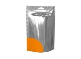 Doypack in alluminio con chiusura a zip