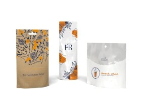 Standbodenbeutel nach Material