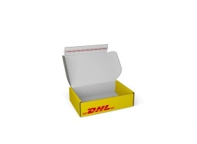 DHL-Paket S mit Klebestreifen | 340 x 240 x 90 mm