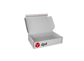 DPD-Paket M mit Klebestreifen | 450 x 320 x 100 mm