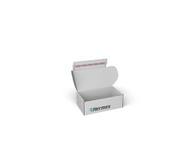 Hermes-Paket XS mit Klebestreifen | 250 x 150 x 90 mm