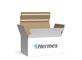 Hermes-Paket M mit Klebestreifen | 500 x 300 x 280 mm