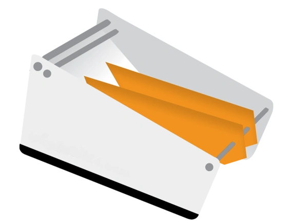 Tischetikettenspender 120 mm