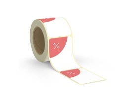 Promotion étiquettes en rouleau