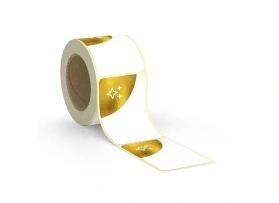 Étiquettes avec finition