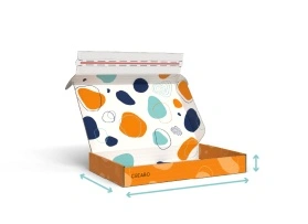 Maxibriefkarton mit Klebestreifen - Wunschformat