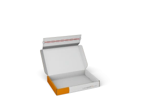 Warensendung Karton mit Klebestreifen | DIN A5 | 280 x 200 x 40 mm
