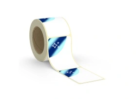 Hot foil stamping – glossy blue