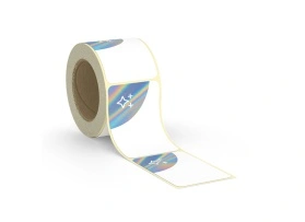 Hot foil stamping – glossy rainbow