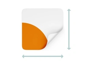 Naklejka kwadratowa – dowolna konfiguracja