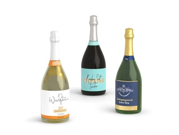 Étiquette pour champagne personnalisé