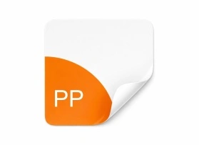 PP-Aufkleber