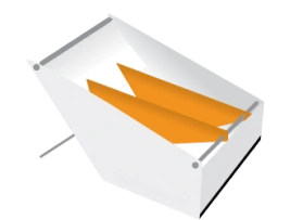 Tischetikettenspender DISP 250 mm