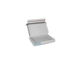 Evri Small Parcel Box with adhesive strip | A4 | 340 × 240 × 45 mm