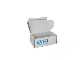 Evri Small Parcel Box with adhesive strip | 340 × 210 × 140 mm