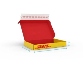 DHL Box with adhesive strip | Custom Size