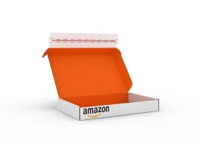 Amazon Karton - Wunschformat mit Klebestreifen