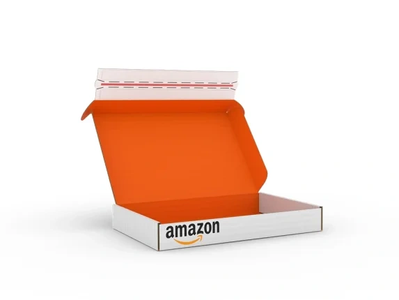 Amazon Karton im Wunschformat mit Klebestreifen