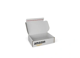 Amazon-Paket S mit Klebestreifen | 340 x 240 x 90 mm