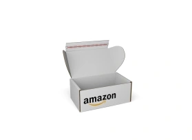 Amazon-Paket S mit Klebestreifen | 340 x 210 x 140 mm