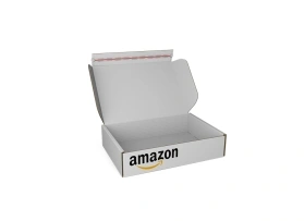 Amazon-Paket M mit Klebestreifen | 450 x 320 x 100 mm