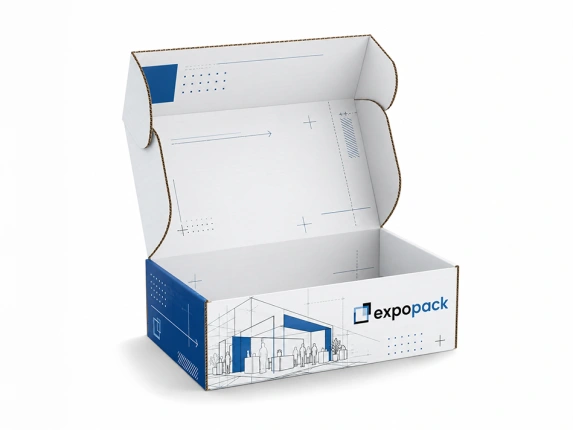 bedruckte Messebox