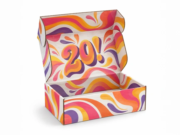 bedruckte Jubiläumsbox
