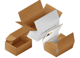 Versandkartons bedruckt und unbedruckt
