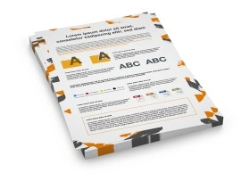 Package insert flat, plano