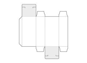 Boîte en carton avec languette d'insertion - standard