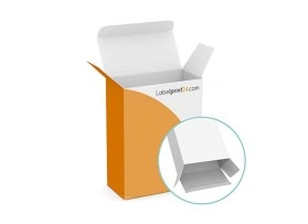 Boîte avec pattes d'insertion