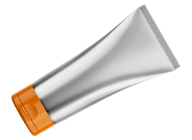 Laminat metallic, blanko - 50 mm - Prellverschluss