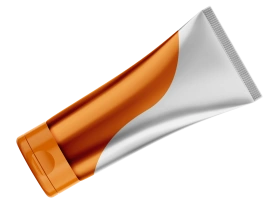 Laminat metallic, bedruckt - 50 mm - Prellverschluss