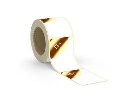 Hot foil stamping – glossy gold