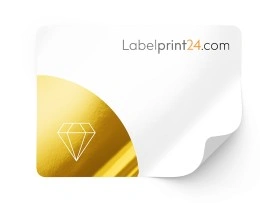 Etichette con finitura