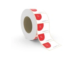 Promotion étiquettes en rouleau