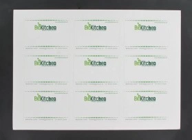 &Eacute;tiquettes sur feuille A4