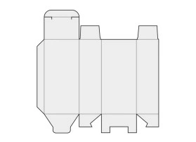 Faltschachtel mit Steckboden - Standard