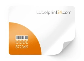 Etichette con codice a barre / etichette numerate, codici QR
