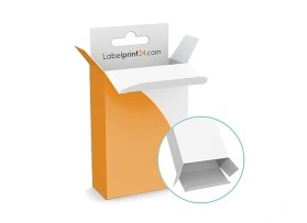 Boîte carton avec trou européen et patte d'insertion