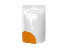 Doypacks blancs en plastique