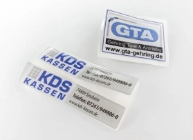  3D Aufkleber verschiedene Formen