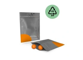 Metallisierte Folie (silber) | PPmet-PP | 111 μm | Monomaterial recyclingfähig