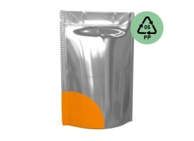 Metallised film (silver) | PPmet-PP | 111 μm | Mono-material recyclable