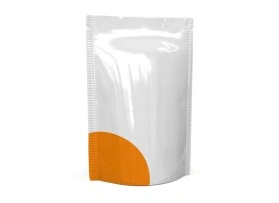 Doypack Blanc en Plastique - sans Zip