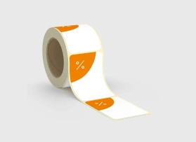 Promotion étiquettes en rouleau